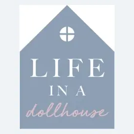 Life in a Dollhouse brand logo for lifeinadollhouseshop.com