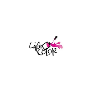 Life in Color brand logo for lifeincolornails.com