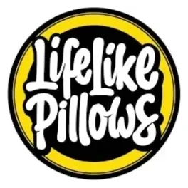 Lifelike Pillows brand logo for lifelikepillows.com