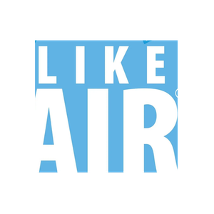 Like Air brand logo for likeairsnacks.com