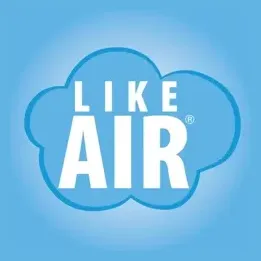 likeair brand logo for likeair.com