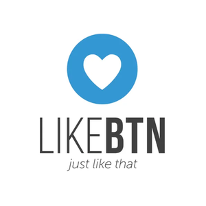 LikeBtn brand logo for likebtn.com