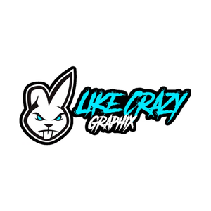 likecrazygraphix brand logo for likecrazygraphix.com