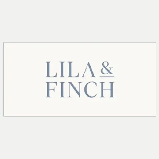 lilaandfinch brand logo for lilaandfinch.com