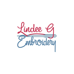 lindeegembroidery brand logo for lindeegembroidery.com