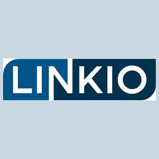 Linkio brand logo for linkio.com