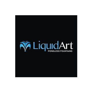 Liquid Art brand logo for liquidartfountains.com