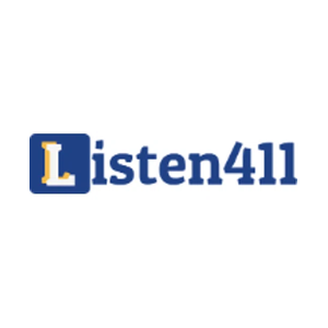 listen411 brand logo for listen411.com