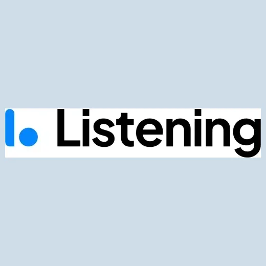 Listening brand logo for listening.com