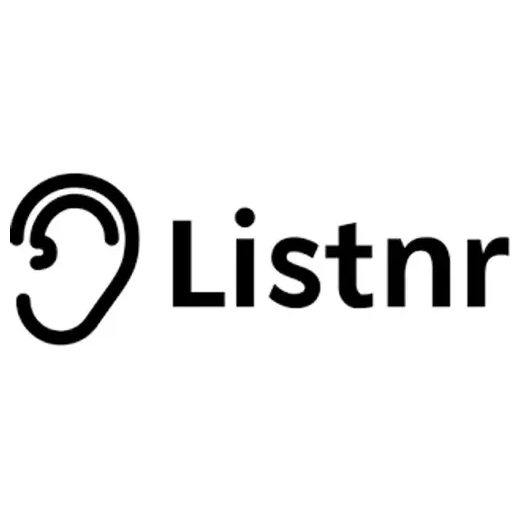 Listnr AI brand logo for listnr.ai