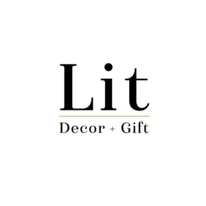 Lit Decor and Gift brand logo for litdecorandgift.com