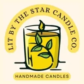 litbythestarcandleco brand logo for litbythestarcandleco.com