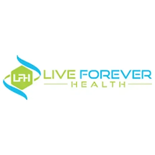 Live Forever Lab brand logo for liveforeverlab.com