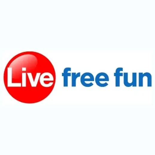 Live Free Fun brand logo for livefreefun.com