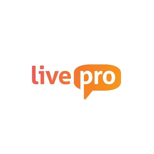 Live Pro brand logo for livepro.com