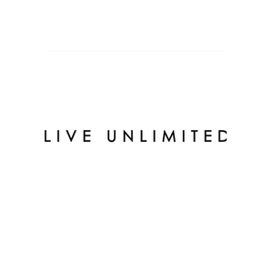 Live Unlimited London brand logo for liveunlimitedlondon.com