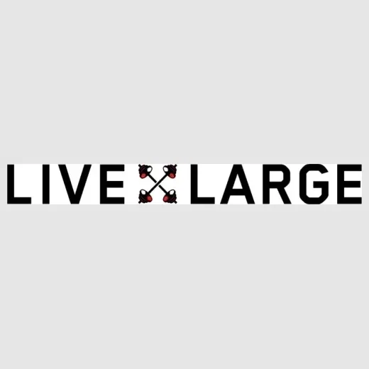 livelargefitness brand logo for livelargefitness.com