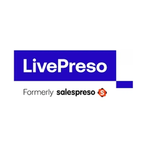 livepreso brand logo for livepreso.com