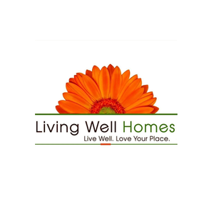 Living Well Homes brand logo for livingwellhomes.com
