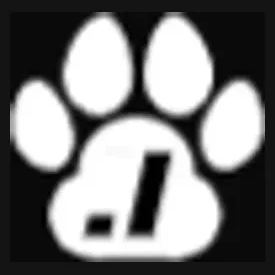 log brand logo for log.dog