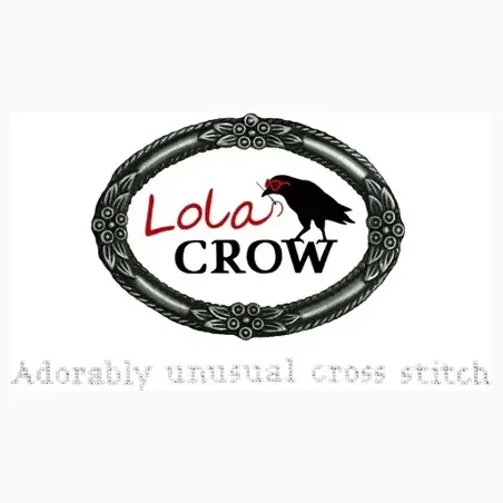 lolacrowcrossstitch brand logo for lolacrowcrossstitch.com