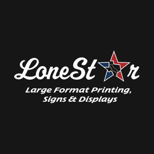 lonestarlargeformat brand logo for lonestarlargeformat.com