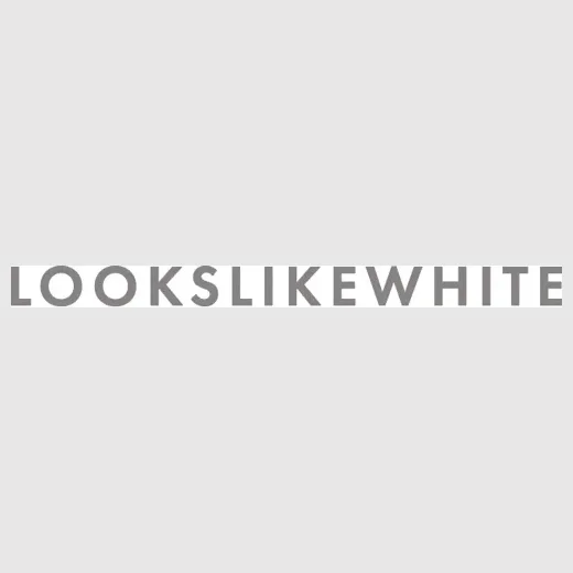 lookslikewhite brand logo for lookslikewhite.com
