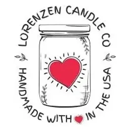 lorenzencandleco brand logo for lorenzencandleco.com