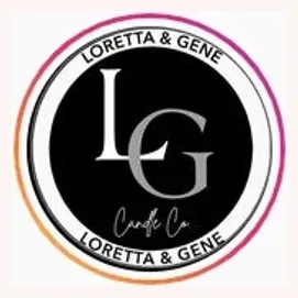 lorettagenecandleco brand logo for lorettagenecandleco.com
