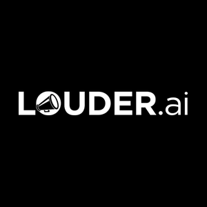 louder brand logo for louder.ai