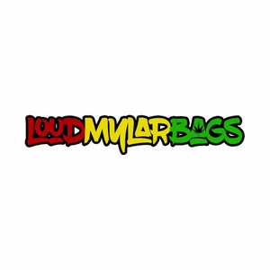 loudmylarbags brand logo for loudmylarbags.com