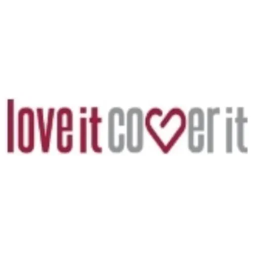 Loveit Coverit brand logo for loveitcoverit.com
