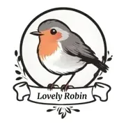 lovelyrobin brand logo for lovelyrobin.com