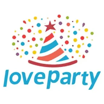 lovepartytime brand logo for lovepartytime.com