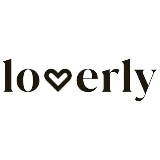 loverly brand logo for loverly.com
