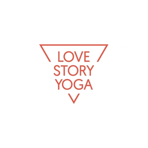 lovestoryyoga brand logo for lovestoryyoga.com