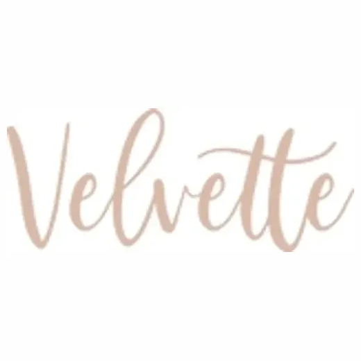 lovevelvette brand logo for lovevelvette.com