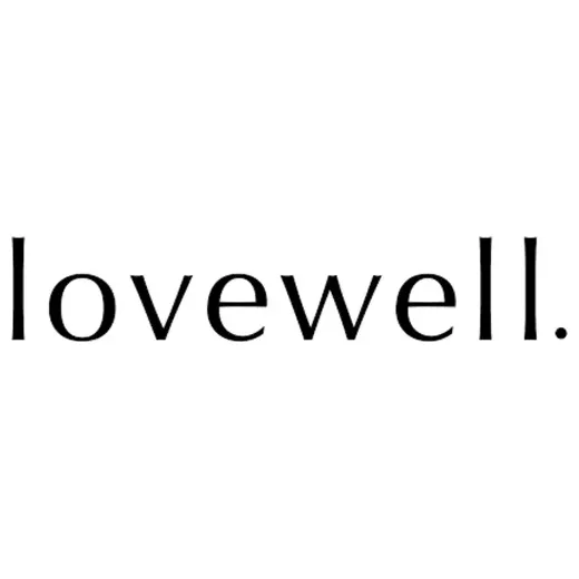 lovewell brand logo for lovewell.earth