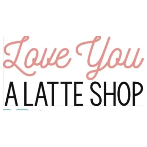 loveyoualatteshop brand logo for loveyoualatteshop.com