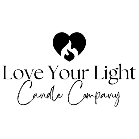 loveyourlightcandlecompany brand logo for loveyourlightcandlecompany.com