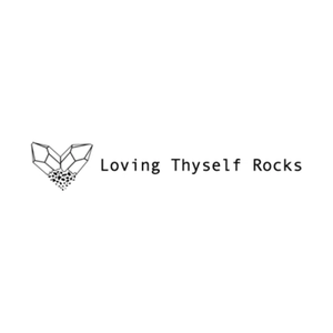 lovingthyselfrocks brand logo for lovingthyselfrocks.com