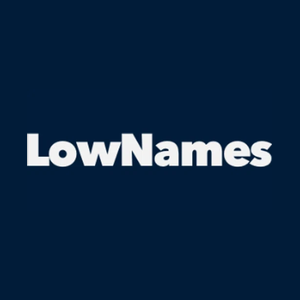 lownames brand logo for lownames.com