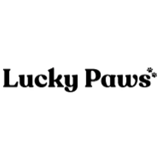 lucky-paws brand logo for lucky-paws.co