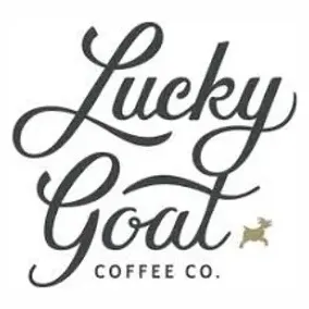 luckygoatcoffee brand logo for luckygoatcoffee.com