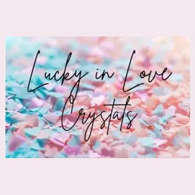 luckyinlovecrystal brand logo for luckyinlovecrystal.com