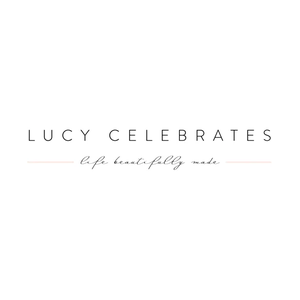 lucycelebrates brand logo for lucycelebrates.com