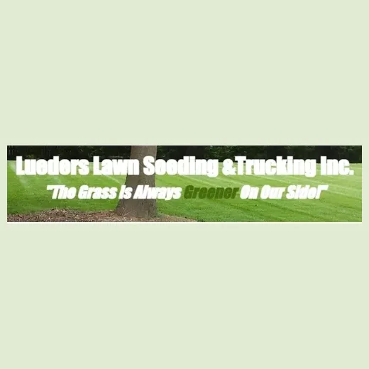 luederslawnseedingntrucking brand logo for luederslawnseedingntrucking.com
