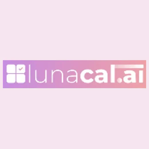 lunacal brand logo for lunacal.ai