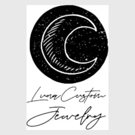 lunacustomjewelry brand logo for lunacustomjewelry.com