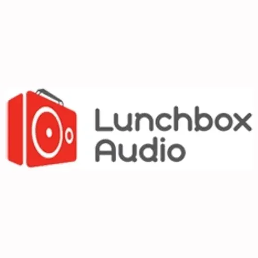 lunchboxaudio brand logo for lunchboxaudio.com